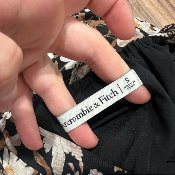 Abercrombie & Fitch Easy Waist Floral Mini Dress Smocked - Picture 7 of 8